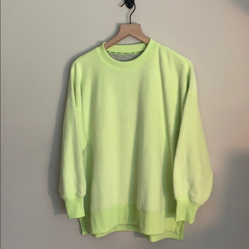 Fleece sweatshirt